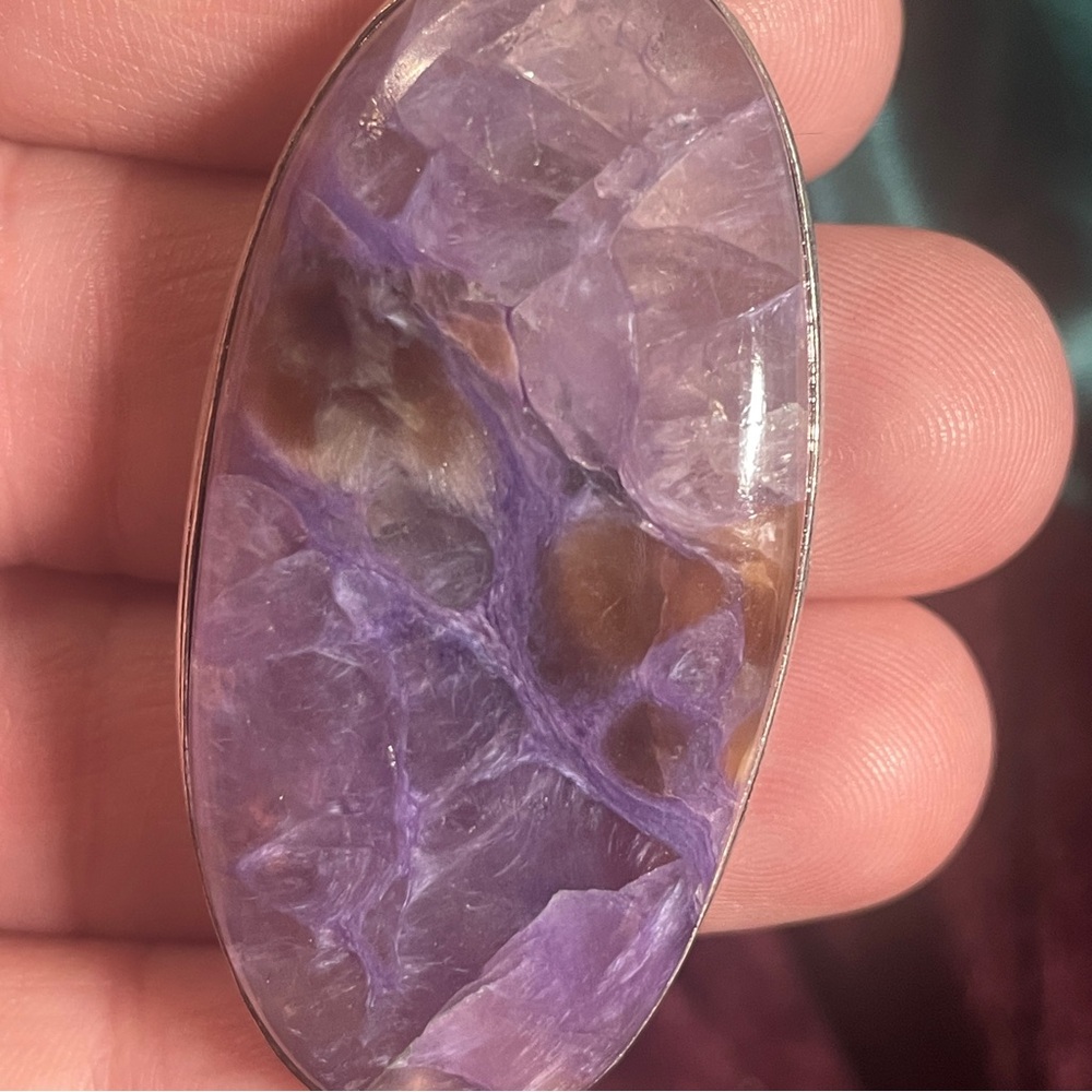 Charoite pendant - Picture 2 of 6